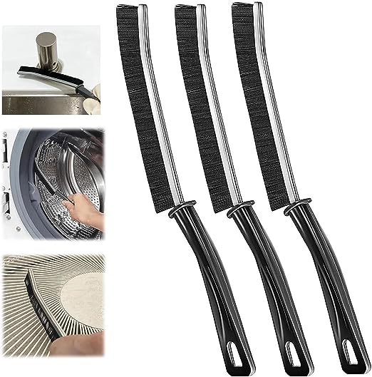 JICOOT Gap Cleaning Brush, Bathroom Gap Cleaning Brush, Clean The Dead Corners of Bathroom Kitchen Tiles, Multifunctional Window Slots, Multi-Purpose Door Window Track Deep Cleaning Brush Supplies ( 2 - Gap Brush )