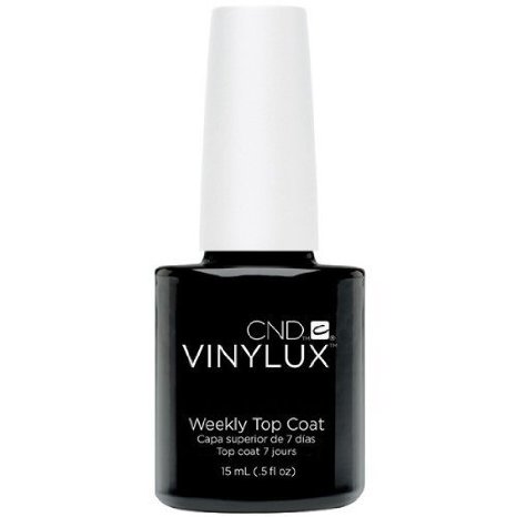 CND Vinylux Weekly Top Coat, Clear 0.5 fl oz (15 ml) by CND Cosmetics
