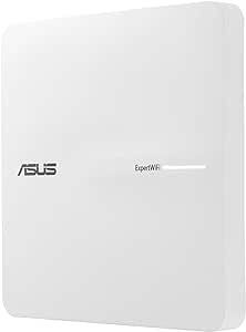 ASUS ExpertWiFi EBA63 AX3000 Dual-Band WiFi 6 (802.11ax) PoE Access Point, Support up to 5 SSIDs and VLAN, Self-Defined Network, Support PoE & PoE , Easy Management app, AiMesh Compatible