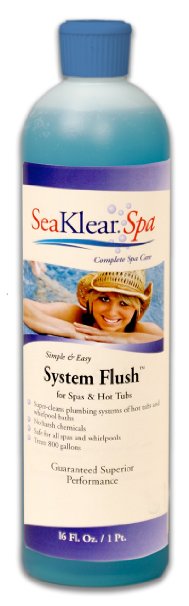 SeaKlear Spa System Flush 1 Pint Bottle