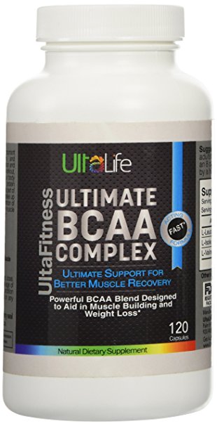 Ultimate BCAA Complex - Powerful Blend of 3 Most Important Amino Acids Leucine   Isoleucine   Valine   Ultimate Choice for Quick Muscle Recovery   Provides Body Needed Fuel   Enhances Performance