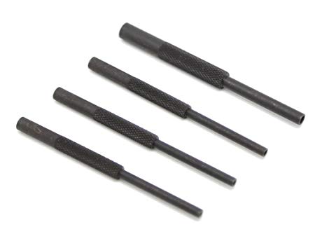 Zengi Sports Steel Roll Pin Punch Starter Set – Hollow End - (4-Piece - 1/16 5/54 3/32 1/8)