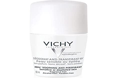 Vichy Deo Desodorante Anti-Transpirante Pieles Sensibles Roll-On 48 H - 50 gr