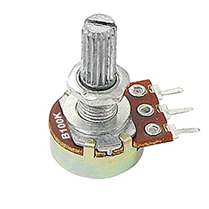 uxcell 100K ohm 1/2W B100K Linear Taper Rotary Potentiometer Pots