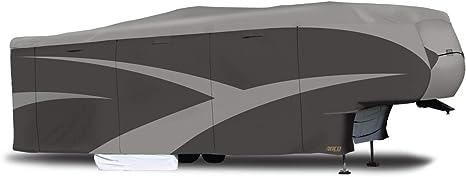 ADCO 52257 Designer Series Gray SFS AquaShed 5th Wheel Trailer RV Cover