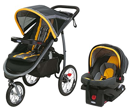 Graco FastAction Jogger Travel System or SnugRide Click Connect 35 Elite, Sunshine