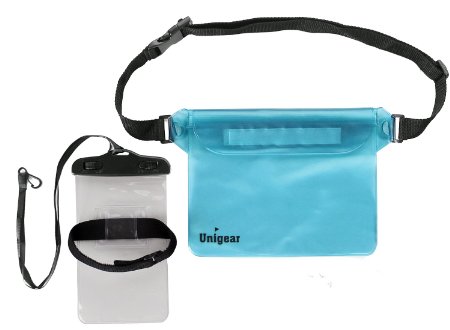 Premium Waterproof Pouch Bag Waterproof Dry Bag with Waist Pouch/shoulder Strap for Beach, Swimming, Boating , Camping -Protect Your Valuable Items Safe with Waterproof Case Dry Bag