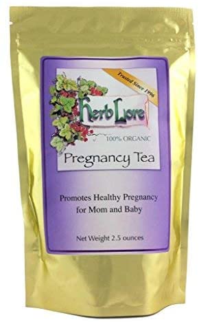 Pregnancy Tea - 60 Cups - First Trimester to Third Trimester Tea - Prenatal Tea for Calming Anxiety - Constipation & Nausea Relief for Pregnant Women - with Organic Red Raspberry Leaf - Herb Lore