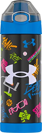 Under Armour Protege 16 Ounce Vacuum Insulated Stainless Steel Bottle, Sports Icons