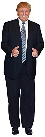 Aahs Engraving President Donald Trump Life Size Carboard Stand Up (Blue)