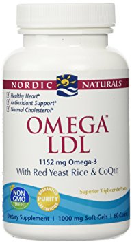 Nordic Naturals Omega LDL, 1000mg, 60 Soft Gels