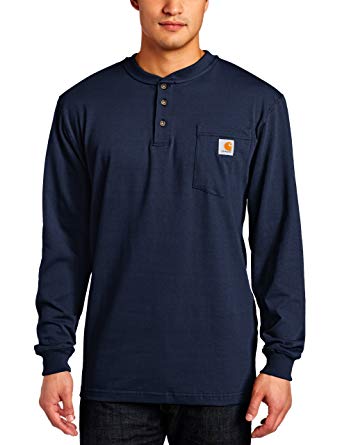 Carhartt Men's Workwear Pocket Henley Shirt (Regular and Big & Tall Sizes)