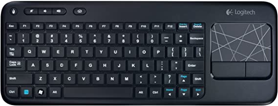 Logitech Wireless Touch Keyboard K400 with Built-In Multi-Touch Touchpad