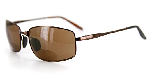 Expeditions Bifocal Sunglasses with Sleek, Lightweight Design for Youthful, Stylish Men (Brone  3.00)