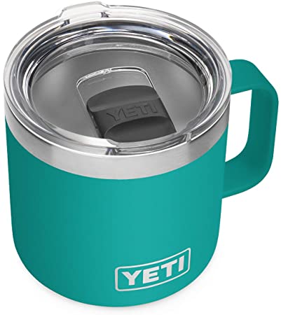 YETI Rambler 14 oz Mug, Vacuum Insulated, Stainless Steel with MagSlider Lid