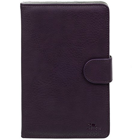 Rivacase 3017 Universal Tablet Cover Case, Stylish, Protective, Purple Color