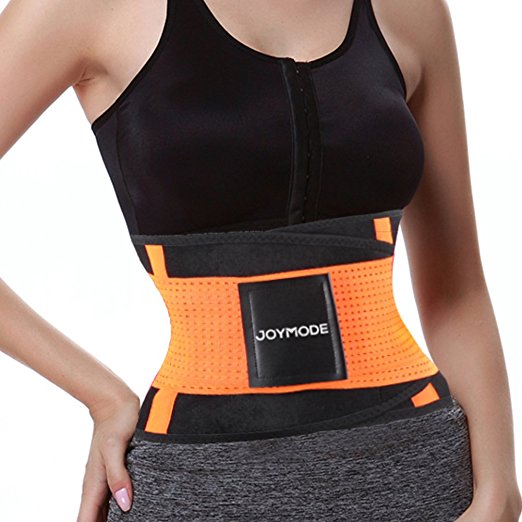 JOYMODE Adjustable Waist Trimmer Belt-Stomach Wrap Waist Trainer-Slim Body Sweat Wrap