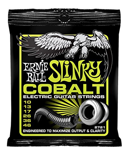 Ernie Ball Cobalt Regular Slinky Set, .010-.046