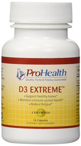 Vitamin D3 Extreme by ProHealth (50,000 IU, 24 capsules) (Vitamin D Supplement)