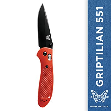 Benchmade - Griptilian 551 Knife, Drop-Point