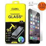 iPhone 6 47  screen protector Cailifu Tempered Glass Highest Quality Premium High Definition Ultra Clear Screen protector with Lifetime Replacement Warranty 1-Pack - Retail Packaging 2014 033mm25D Rounded borders