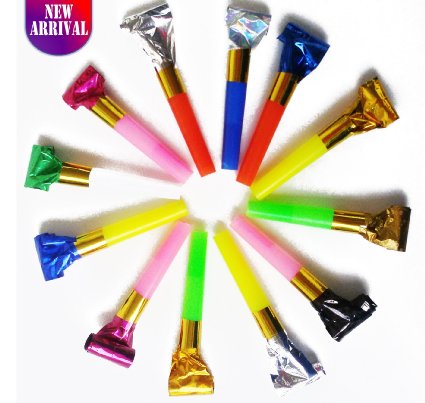 72 ct DJ Party Blowers With Noise / Squawkers / Party Supplies / Party Favors / Party Blowers
