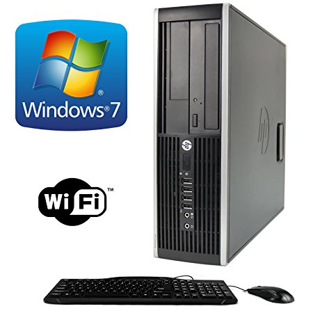 HP Elite 8000 SFF Intel Core 2 Duo E8400 3.00GHz 8GB Memory 250GB Hard Drive Windows 7 Pro 64Bit Installed