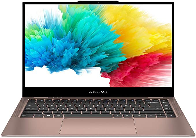 TECLAST F7 Air 14.1 Inch Laptop 8GB RAM 256GB ROM FHD 1920x1080 Intel N4120 Quad Core 64 Bit 1.1GHz-2.6GHz Windows 10 Computer PC Notebook BT 4.0 Dual WiFi 4250 mWh