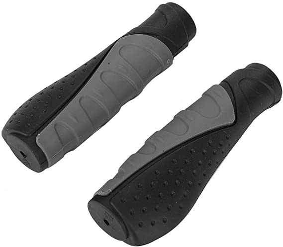 Bicycle Handbar Grips Ergonomic Design Non-Slip Soft Rubber Bike Handle Grip End Cover for Mountain Road Bike