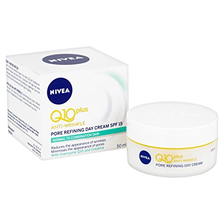 Nivea Q10 Plus Anti-Wrinkle Pore Refining Face Day Cream SPF 15 - 50 ml