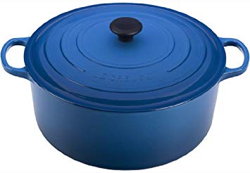 Le Creuset Signature Enameled Cast-Iron 13-1/4-Quart Round French (Dutch) Oven, Marseille