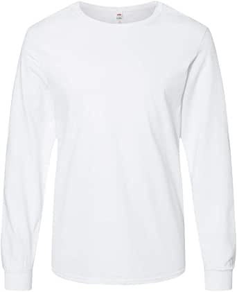 Fruit of the Loom Men's Iconic Long Sleeve T-Shirt