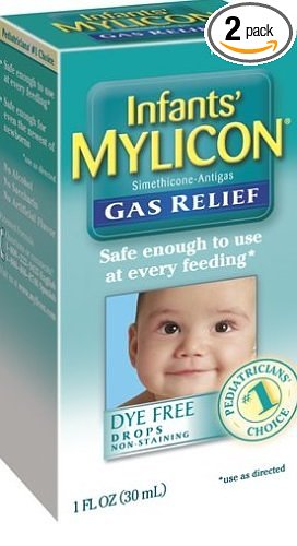 Mylicon Gas Relief Drops for Infants, Dye Free, 1-Ounce Bottles