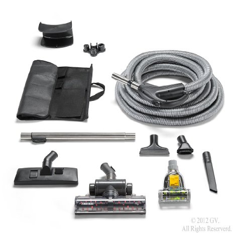GV Central Vacuum Hose Kit fits ALL systems Turbo Head Tools Warranty & More