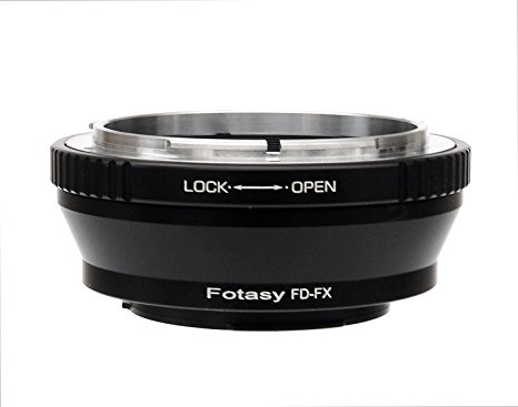 Fotasy Canon FD Lens to Fujifilm X-Mount Camera X-Pro1 X-Pro2 X-E1 X-E2 X-E2S X-M1 X-A1 X-A2 X-A3 X-A10 X-M1 X-T1 X-T2 X-T10 X-T20 Adapter