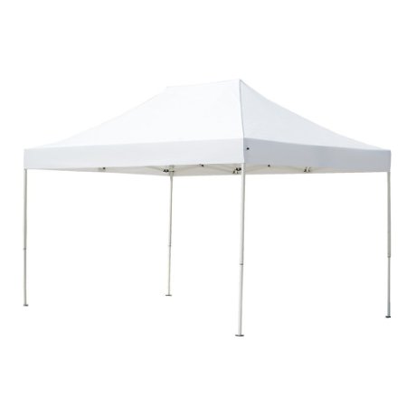 Abba Patio 10 x 15 ft Outdoor Heavy Duty Pop Up Portable Instant Canopy Event Commercial Folding Canopy, White