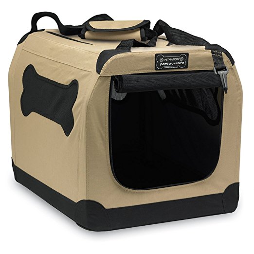 Petnation Port-A-Crate E2 Indoor/Outdoor Pet Home for Pets Up-To 15-pound, 20-Inch