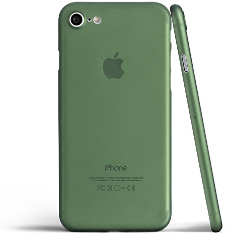 iPhone 8 Case, Thinnest Cover Premium Ultra Thin Light Slim Minimal Anti-Scratch Protective - For Apple iPhone 8 | totallee The Scarf (Deep Green)