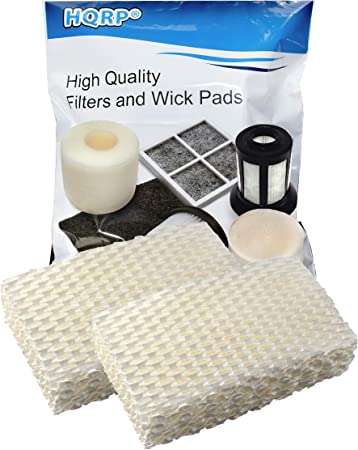 HQRP 2-Pack Humidifier Wick Filter Compatible with Relion WF813 fits Relion RCM832 RCM-832 RCM-832N, Equate EQ-2119-UL EQWF813 Humidifiers