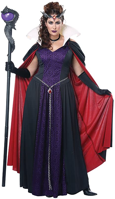 California Costumes Women's Evil Storybook Queen - Adult Costume Adult Costume, Black/Purple, Extra Large