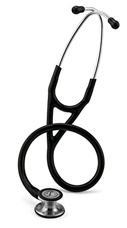 3M Littmann 6151 Cardiology IV Stethoscope, Standard-Finish Chestpiece, 22", Black Tube