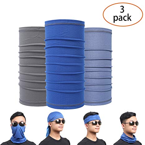 Qinglonglin Summer Face Mask Bandana - Sun UV Dust Protection Versatile Neck Gaiter, Breathable Windproof & Dustproof
