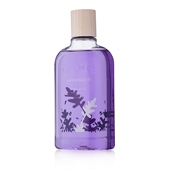 Thymes - Lavender Body Wash - Hydrating Lavender Shower Gel for Gentle Calming Cleanse - 9.25 oz