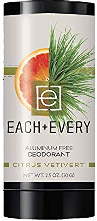 Each and Every All Natural Deodorant Stick, Citrus Vetivert