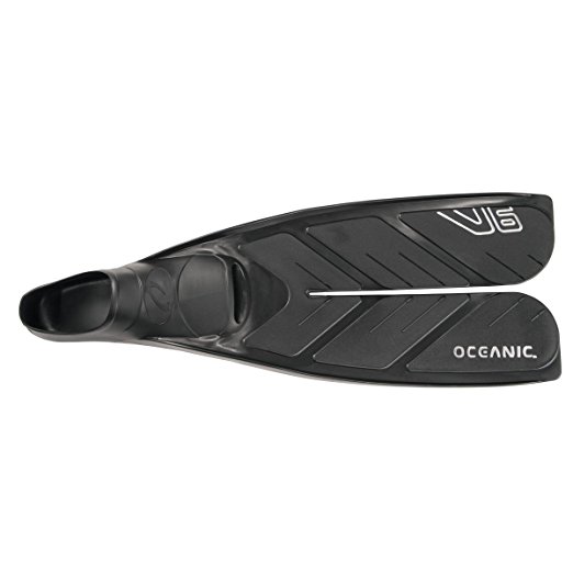 Oceanic Vortex V6 Split Fullfoot Swim Fins - Scuba Diving Fins