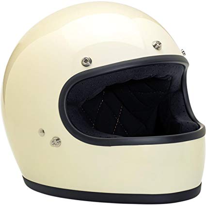 Biltwell Inc. Gringo Helmets, Distinct Name: Vintage White, Gender: Mens/Unisex, Helmet Category: Street, Helmet Type: Full-face Helmets, Primary Color: White, Size: Md GH-WHT-GL-MED