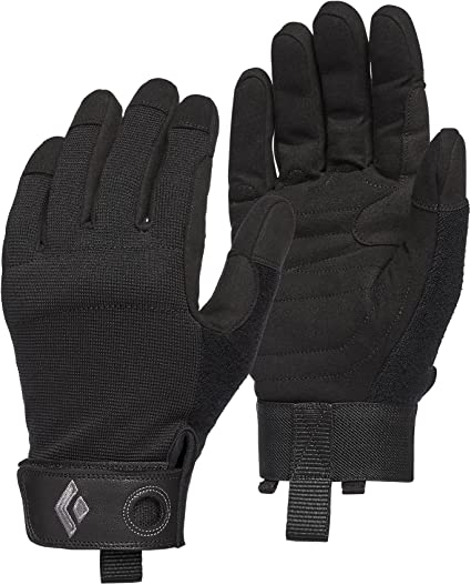 Black Diamond Crag Full-Finger Rock Climbing Gloves for Belaying