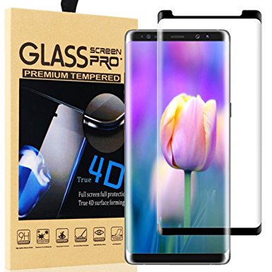 Galaxy Note 8 Screen Protector,Note 8 Screen Protector,CaRany Anti-Bubble[HD Clear] Glass Screen Protector for Samsung Galaxy Note 8-Black