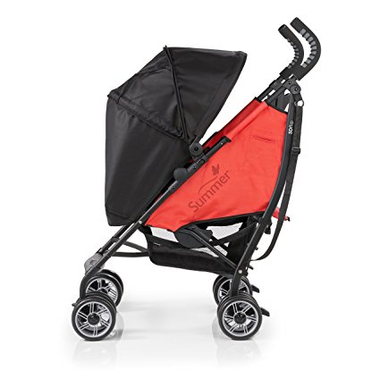 Summer Infant 3Dflip Convenience Stroller, Rerun Red