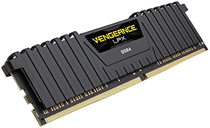 Corsair Vengeance LPX 16GB (1x16GB) DDR4 3600 (PC4-28800) C18 Optimized for AMD Ryzen - Black (CMK16GX4M1Z3600C18)